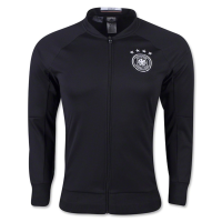 adidas Men's Germany Euro 2016 Anthem Jacket (Medium) (Black/White)