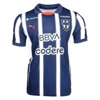 Puma Men's Soccer Monterrey 24/25 Home Jersey - Official Replica Jersey with dryCELL Technology (US, Alpha, Large, Regular, Regular, Navy)