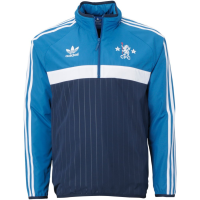 adidas Mens Originals Chelsea Full Zip Windbreaker L Blue