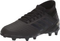 adidas Firm Ground Predator 19.3 Soccer Shoe (unisex-child) Black/Black/Gold Metallic 1.5 Little Kid