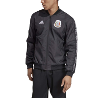 adidas Men's Soccer Mexico Anthem Jacket 2019 (M) Black/White