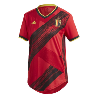 adidas Belgium Home Womens Soccer Jersey- 2020 (XL) Red