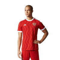 adidas Russia Home Men's Soccer Jersey 2017 (2XL) Red