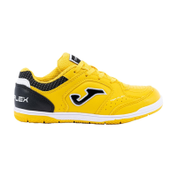 Joma Futsal Shoes Top Flex Jr-Child 2328 Indoor (Fluorescent Saffron/Black, US Footwear Size System, Little Kid, Men, Numeric, Medium, 4)