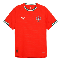 PUMA Men's Soccer 2025 Portugal Authentic Home & Away Jersey - Lightweight, Comfortable, and Made with Recycled Material (US, Alpha, XX-Large, Regular, Regular, Home - Red)