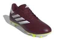 adidas Copa Pure II Club Firm Ground Shadow Red/White/Team Solar Yellow Men's 11, Women's 12 Medium