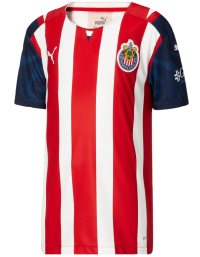 PUMA Youth Chivas Home Soccer Jersey 2021-2022 (Small)