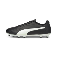 PUMA Men's MONARCH II FIRM GROUND/ARTIFICIAL GROUND Soccer Cleat, Puma Black-Puma White, 11.5