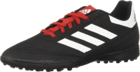 adidas Unisex-Kid's Goletto VI Turf Football Shoe, Black/White/Scarlet, 11K M US Little Kid