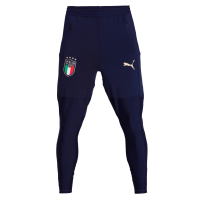 PUMA Mens International Soccer FIGC TRAINING PANT PRO W.Z/P FIGC Italia, Peacoat-Puma Team Gold, Small
