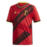 adidas 2020-21 Belgium Home Youth Jersey - Red-Black YXL