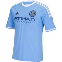 MLS New York City FC Men's Replica Short Sleeve Team Jersey, Blue, X-Large