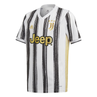 adidas Juventus Youth Home Soccer Jersey 2020/21 (Y-X-Small) White, Black