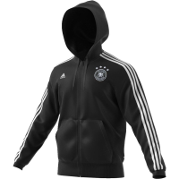 Adidas Men's Germany 3 Stripe Full Zip Hoodie