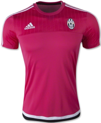 adidas Juventus Mens Soccer Training Jersey- Pink (2XL)