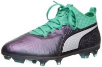 Puma Men's One 2 LTH Firm Ground Soccer-Shoe, Color Shift-Biscay Green White Black, 10 M US