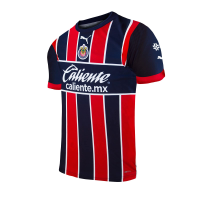 PUMA Chivas Men's Alternative Jersey 22/23 (as1, Alpha, m, Regular, Regular) Red, Blue