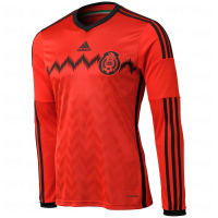 adidas Mens Mexico Away Jersey 2014 Long Sleeve (XL)