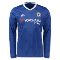 adidas Chelsea Men's Long Sleeve Home Jersey (US, Alpha, X-Small, Regular, Regular, Polyester) Blue