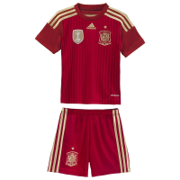 adidas Spain Home Soccer Toddler MiniKit- World Cup 2014 (4T) Red