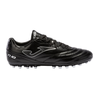 Joma Numero-10 22 Artificial Grass Soccer Shoes (Black, US Footwear Size System, Adult, Men, Numeric, Medium, 6.5)