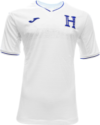 Joma Honduras National Team Home Jersey 2021-2022 Officially Licensed Short Sleeve (XX-Large) White