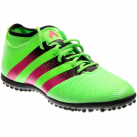 adidas Performance Men's Ace 16.3 Primesh Turf Soccer Shoe,Shock Green/Shock Pink/Black,7 M US
