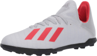 adidas Unisex-Kid's X 19.3 Turf Soccer Shoe, Bright Cyan/Black/Shock Pink, 3.5 M US Big Kid