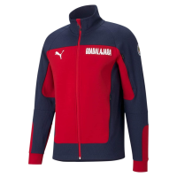 PUMA Men's Standard CHG EVOSTRIPE Jacket, Peacoat-Tango Red, XX-Large