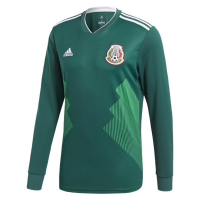 adidas Mexico Home Long Sleeve Soccer Jersey 2018 (X-Large)
