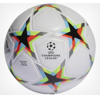adidas Unisex-Adult UCL Competition Ball, White/Silver Metallic/Bright Cyan/Pantone, 5