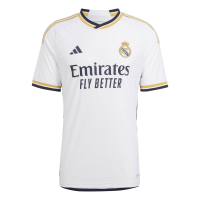adidas Men's Soccer Real Madrid 23/24 Authentic Home Jersey - A Legendary Combination of Style and Comfort (as1, Alpha, x_l, Regular, Regular) White