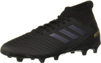 adidas Predator 19.3 Firm Ground Soccer Shoe (mens) Black/Black/Gold Metallic 11
