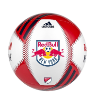 MLS New York Red Bulls Men's Goal Soccer Ball, Size 5, Red