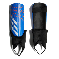 adidas Unisex Match Shin Guards Bright Royal/Solar Red/White X-Small
