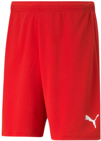 Puma - Mens Teamrise Short, Color Puma Red/Puma White, Size: X-Large