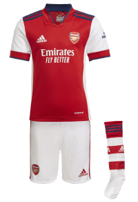adidas Soccer Arsenal 21/22 Home Mini Toddler Kit (5T) White/Scarlet