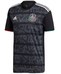 adidas Men's Soccer Mexico Home Jersey (XX-Large) Black