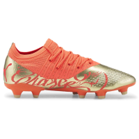 PUMA Future Z 2.4 Neymar JR FG Soccer Cleats - Dream Chaser Pack (Fiery Coral/Gold, US Footwear Size System, Adult, Men, Numeric, Medium, 12)