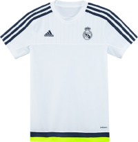 adidas Youth Real Madrid CF Training Jersey-White (X-Large)