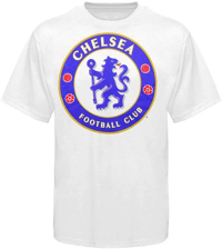 Chelsea FC Crest Youth Go-to T-Shirt (YL) White