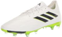 adidas Unisex Copa Pure.2 Firm Ground Sneaker, White/Black/Lucid Lemon, 9.5 US Men
