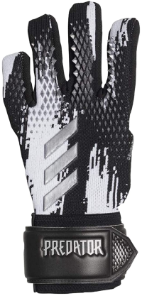 adidas Unisex-Adult Predator 20 League Goalie Gloves Black/White/Silver Metallic 7