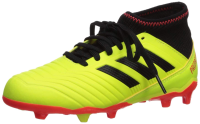 adidas ACE 18.3 FG J Soccer Shoe, core Black/White/Solar red, 1 M US Big Kid (Unisex-Child)