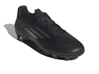 adidas Unisex F50 Club Flexible Ground Sneaker, Black/Iron Metallic/Gold Metallic, 10.5 US Men
