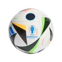 adidas Unisex-Adult EURO24 Pro Soccer Ball, White/Black/Glory Blue, 5