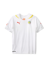 Puma Men's Senegal Home Replica Soccer Jersey, White, XX-Large