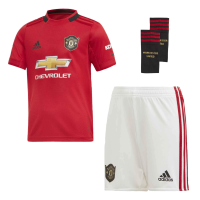 adidas Manchester United Toddler Mini Home Kit (3t) Red/White