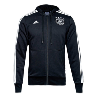 adidas Men's Germany 3 Stripes Full Zip Hoodie (XX-Large)