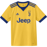 adidas Juventus Youth Away Jersey 2017/2018 (YM) Yellow/Blue